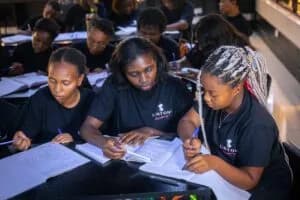 Students in a training session